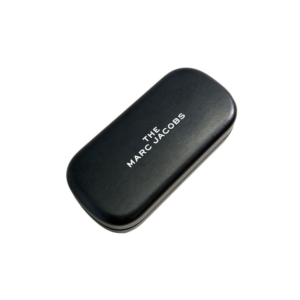 Marc Jacobs Black Hard Shell Sunglasses Eyeglasses Case Minimalist Logo